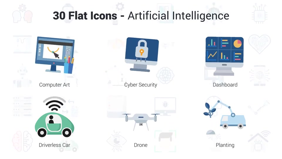 Artificial Intelligence Icons Videohive 35996869 After Effects Image 8