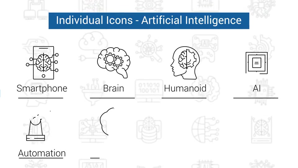 Artificial Intelligence Line Icons Videohive 32784336 After Effects Image 8