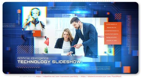 Artificial Intelligence Technology Slideshow - 28442195 Download Videohive