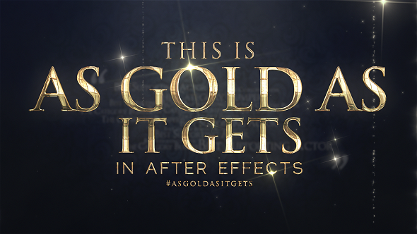As Gold As It Gets Awards Broadcast Package - Download Videohive 18142844