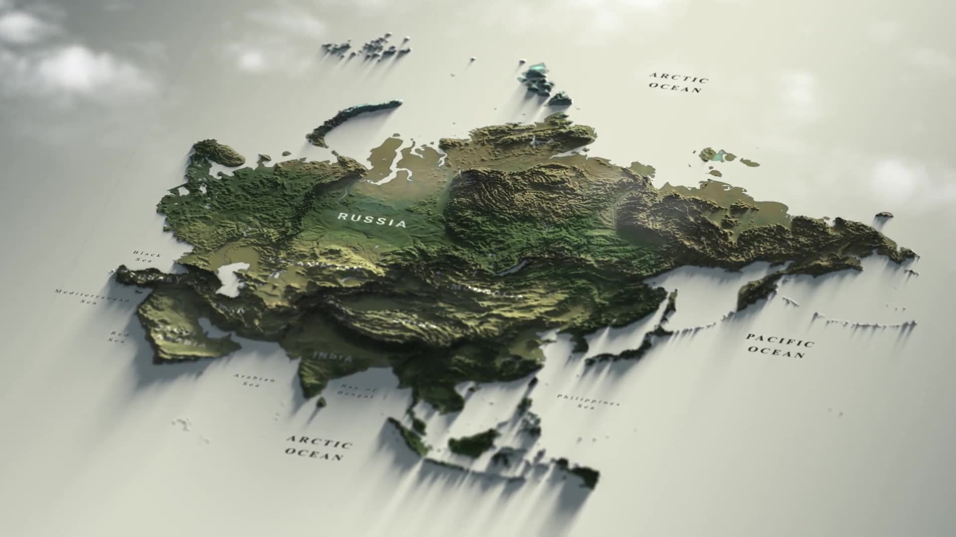 Asia Map | Russia | China | India Videohive 37524636 After Effects Image 2