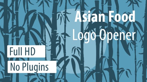Asian Food Logo Opener - 18667886 Videohive Download