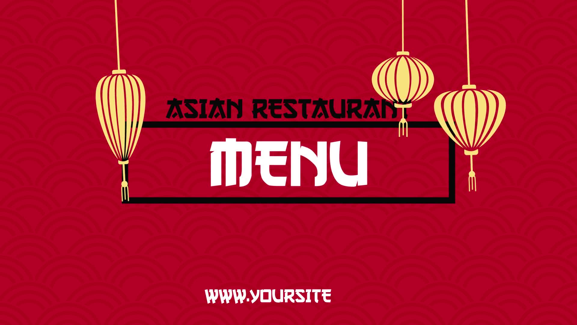 Asian Menu Restaurant Promo Videohive 24810621 After Effects Image 1