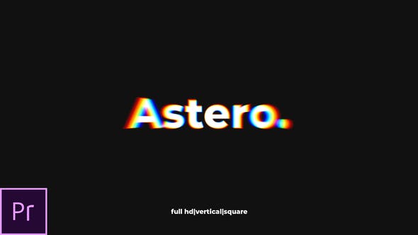 Astero Dynamic Typo Opener - Download 25510706 Videohive