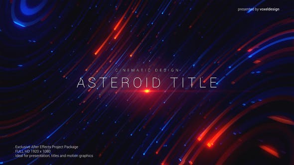 Asteroid Cinematic Title - 24548695 Videohive Download