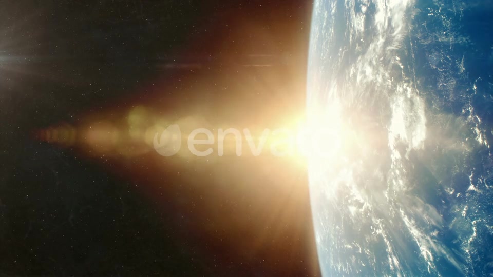 Asteroid Impact on Planet Earth Orange - Download Videohive 21833865