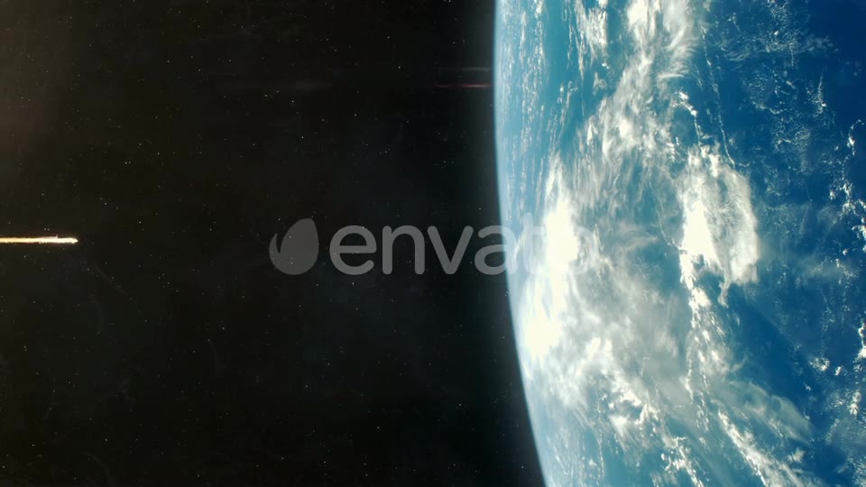 Asteroid Impact on Planet Earth Orange - Download Videohive 21833865