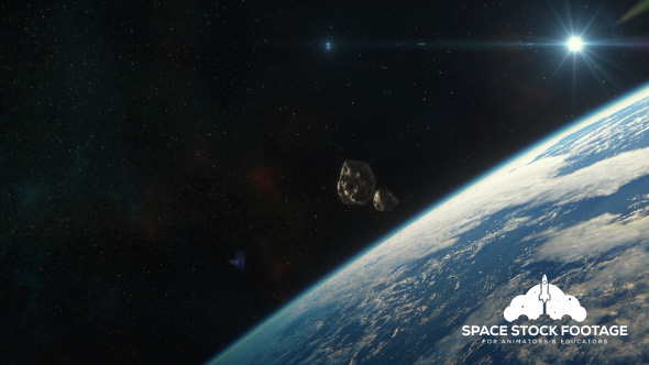 Asteroids Approaching Earth - Download Videohive 19264667