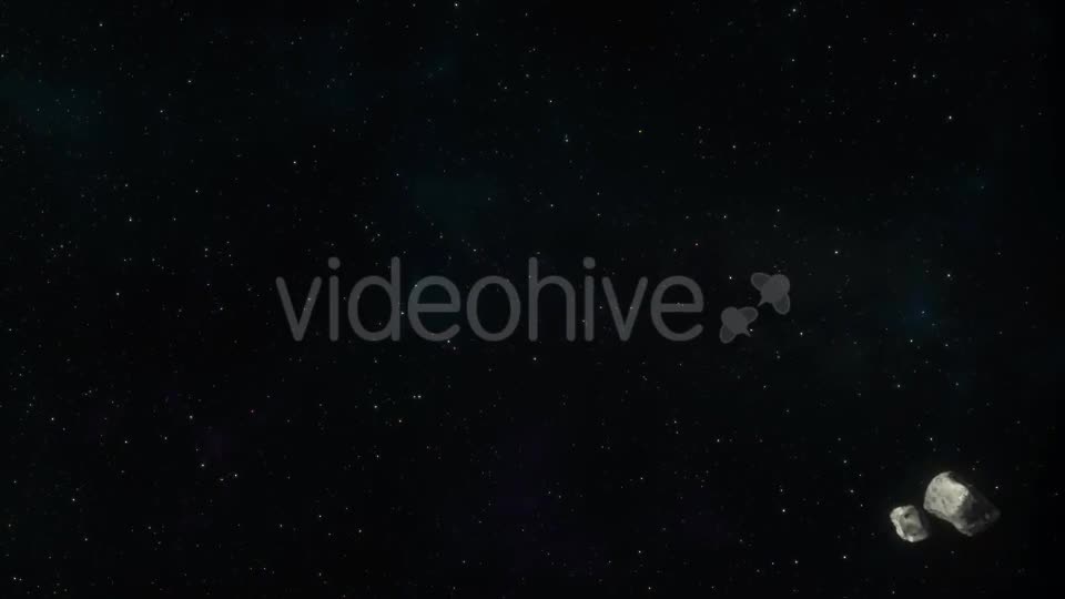 Asteroids Travelling Through Space - Download Videohive 19286158