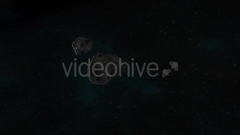 Asteroids Travelling Through Space - Download Videohive 19286158