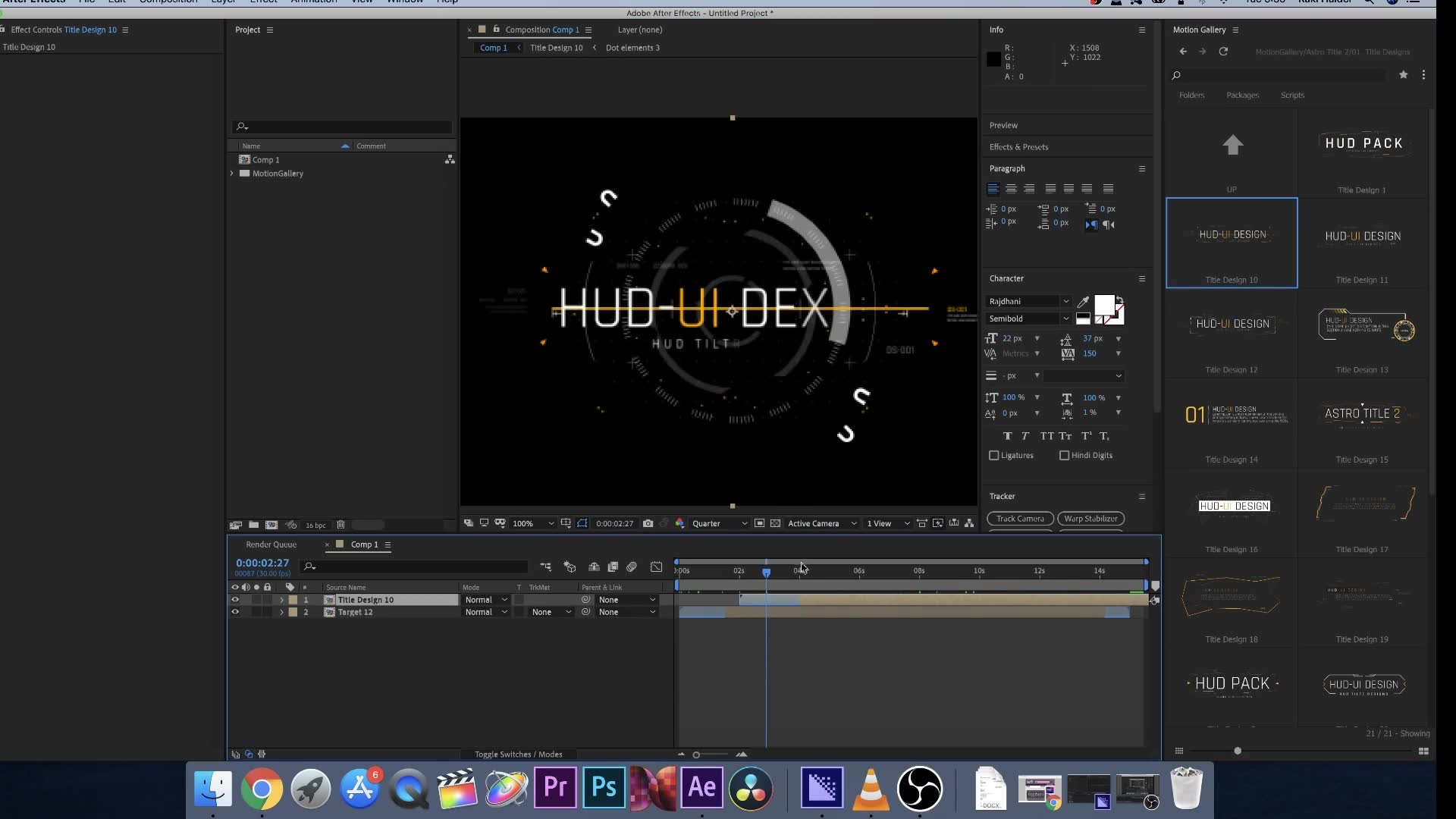 Astro Title 2 Videohive 27613718 After Effects Image 2