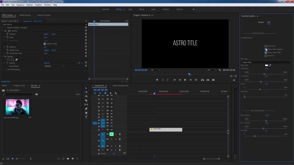 Astro Title - Download Videohive 21719016