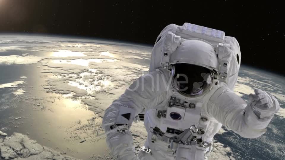 Astronaut Above the Earth - Download Videohive 21359301