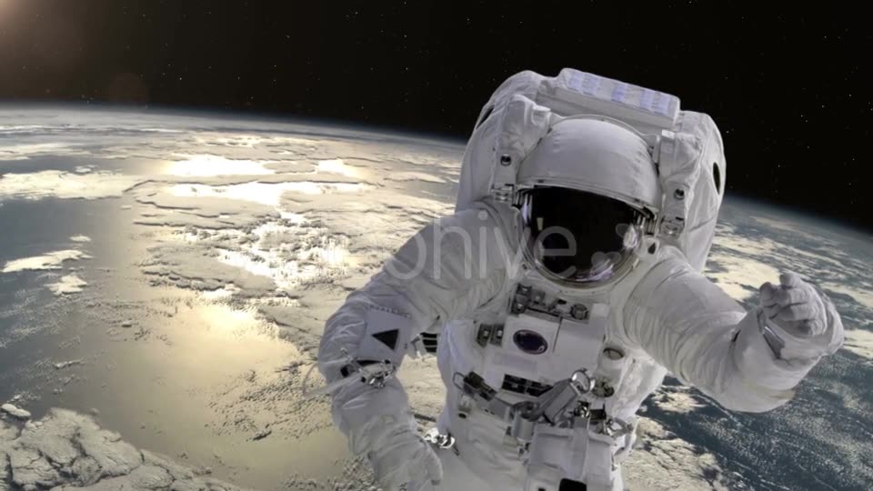 Astronaut Above the Earth - Download Videohive 21359301