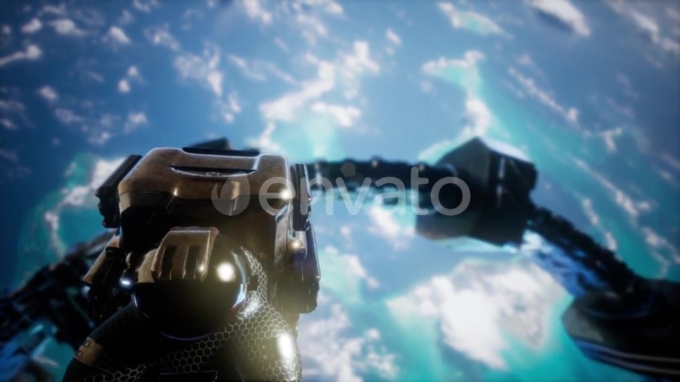 Astronaut and International Space Station - Download Videohive 21843679