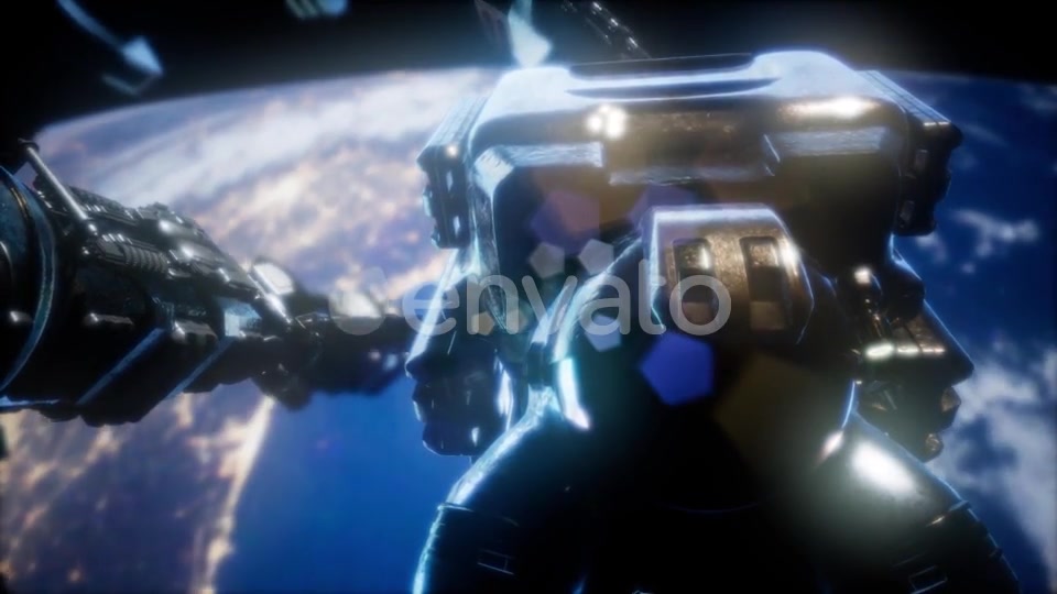 Astronaut and International Space Station - Download Videohive 21902183