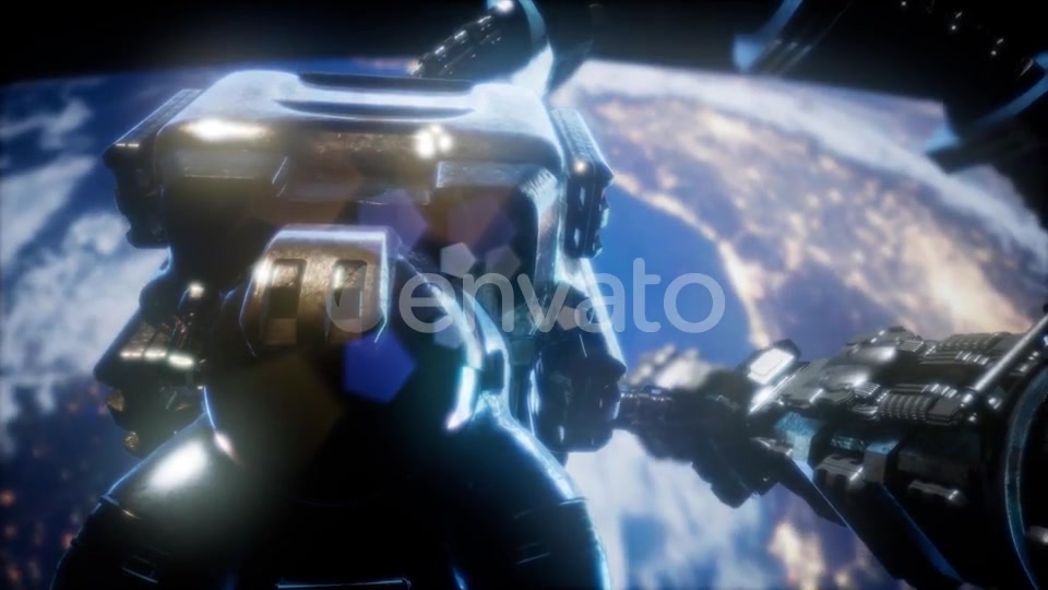 Astronaut and International Space Station - Download Videohive 22129625