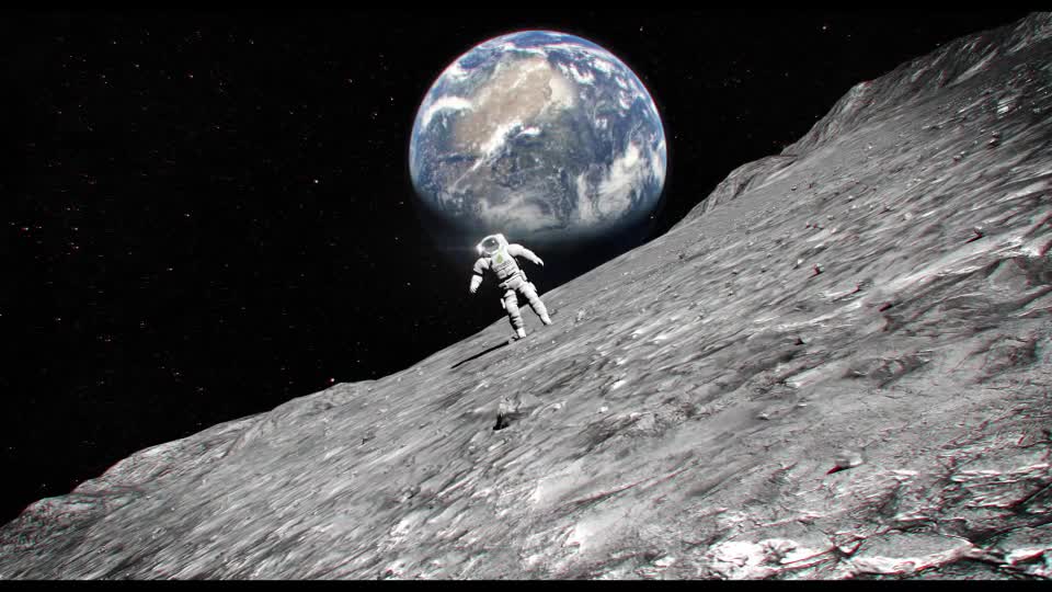 Astronaut on the Moon Videohive 17890577 After Effects Image 1