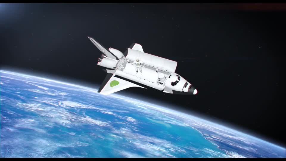 Astronaut outside the Space Shuttle Videohive 17928044 After Effects Image 1