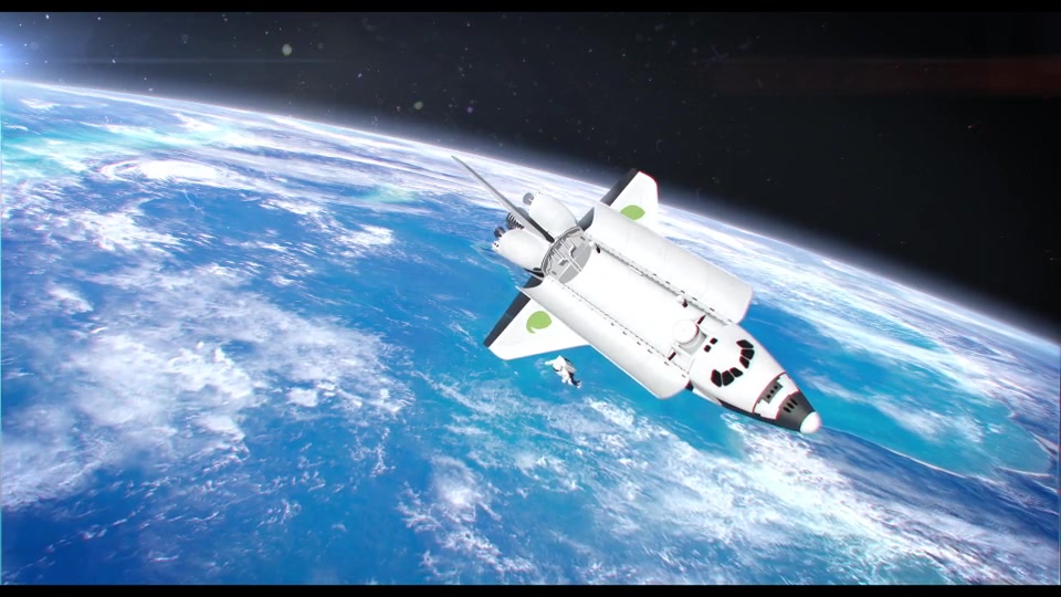 Astronaut outside the Space Shuttle Videohive 17928044 After Effects Image 5