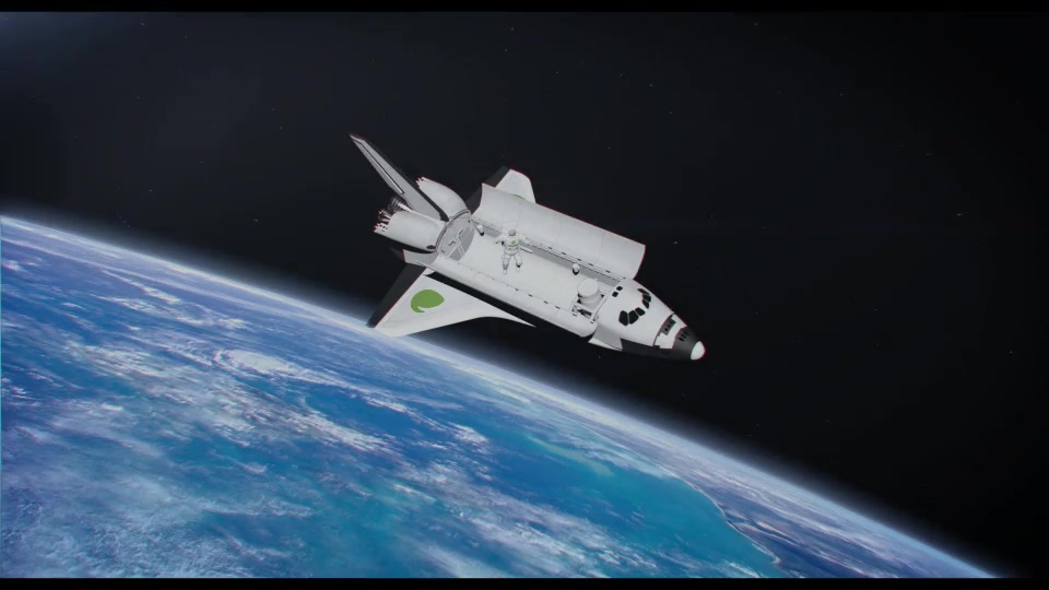 Astronaut outside the Space Shuttle Videohive 17928044 After Effects Image 7