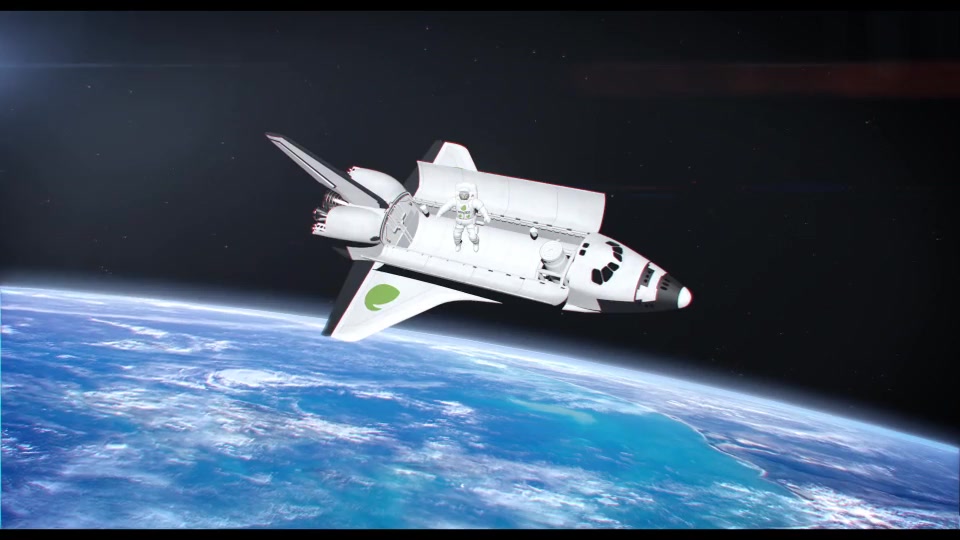 Astronaut outside the Space Shuttle Videohive 17928044 After Effects Image 8