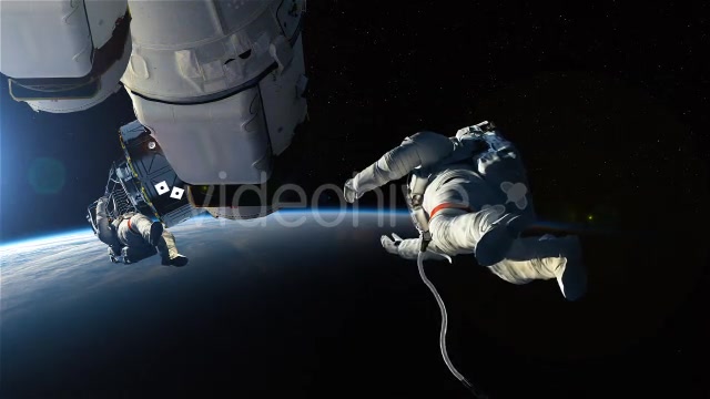 Astronaut Team Fixing Space Station - Download Videohive 10291332