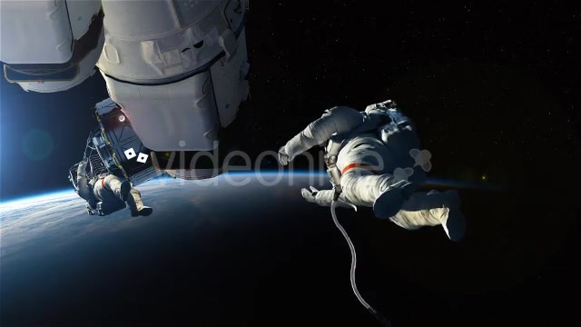 Astronaut Team Fixing Space Station - Download Videohive 10291332