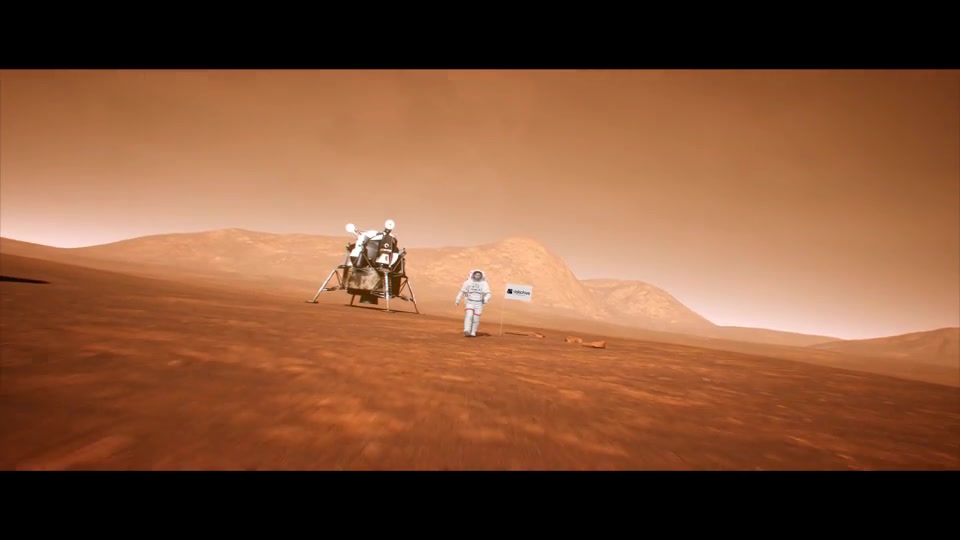 Astronaut with Flag on the Mars Planet Videohive 25961632 After Effects Image 12