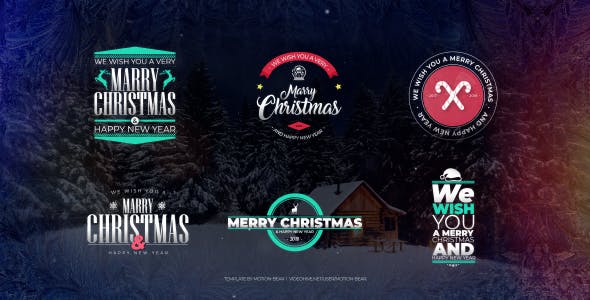 Atmospheric Christmas Titles - 21114168 Download Videohive