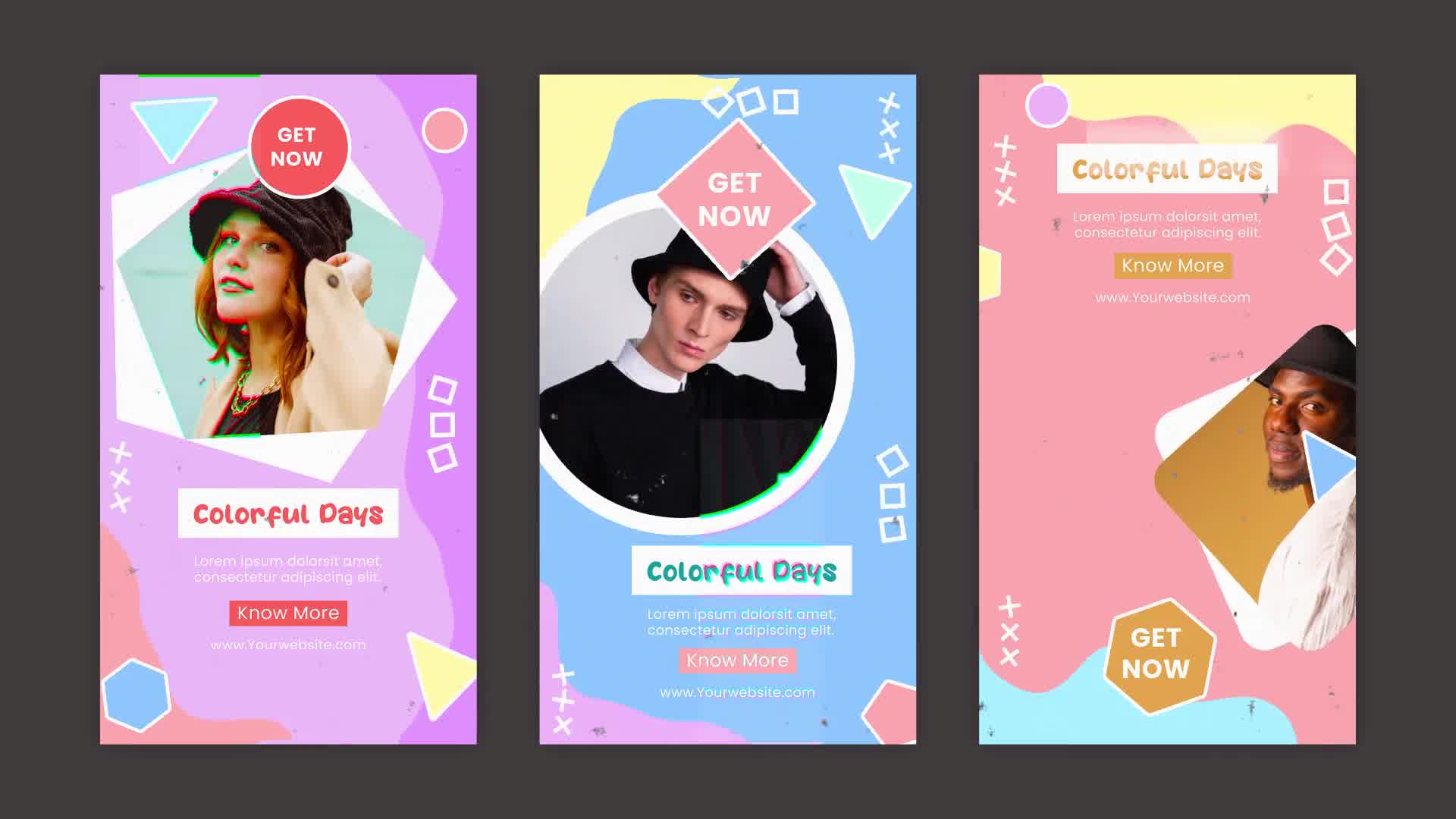 Attractive Colorful Instagram Stories Pack Videohive 39175226 After Effects Image 9