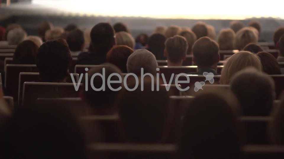 Audience in Theatre 4 pack  Videohive 8777639 Stock Footage Image 2