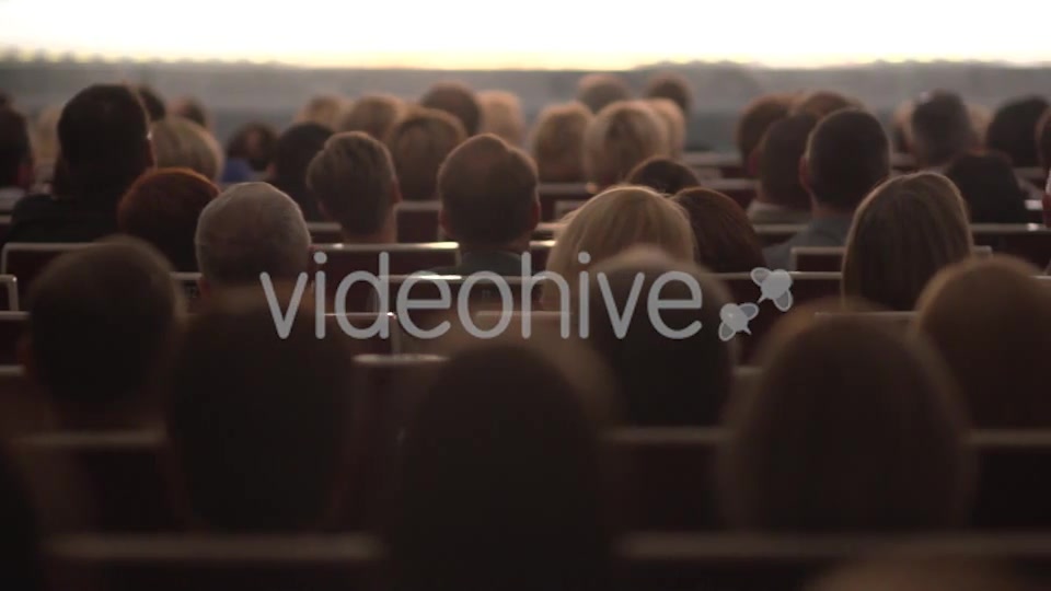 Audience in Theatre 4 pack  Videohive 8777639 Stock Footage Image 3