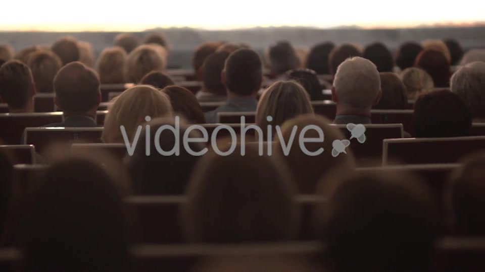 Audience in Theatre 4 pack  Videohive 8777639 Stock Footage Image 4