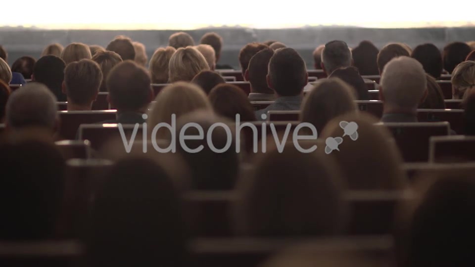 Audience in Theatre 4 pack  Videohive 8777639 Stock Footage Image 9