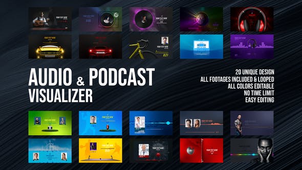 Audio and Podcast Visualizer - 33544075 Videohive Download