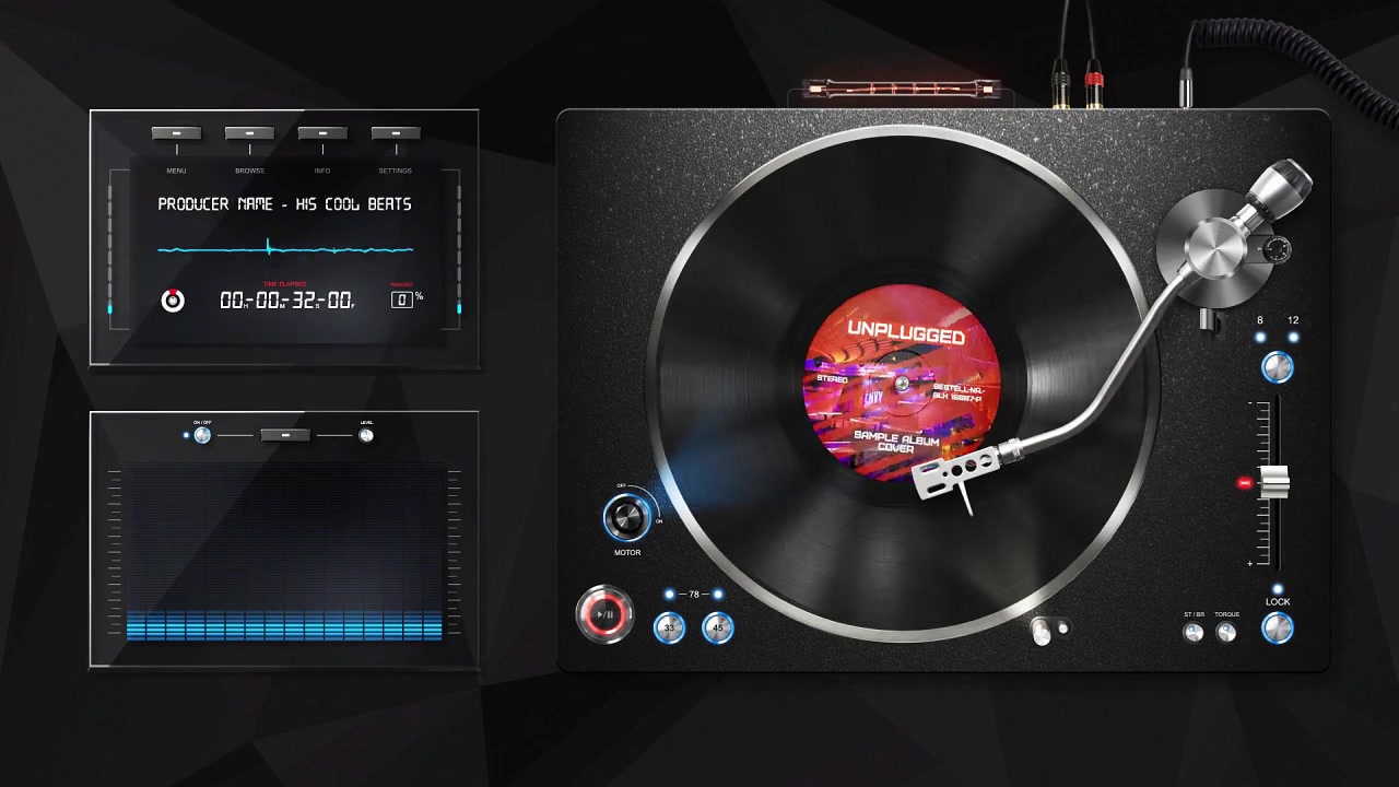 Audio React DJ Turntable Music Visualizer Videohive 9623017 After Effects Image 10