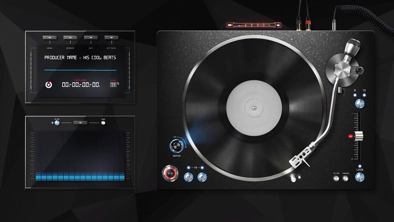 Audio React DJ Turntable Music Visualizer Videohive 9623017 After Effects Image 3