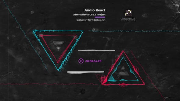 Audio React Music Visualizer - Videohive Download 23470787