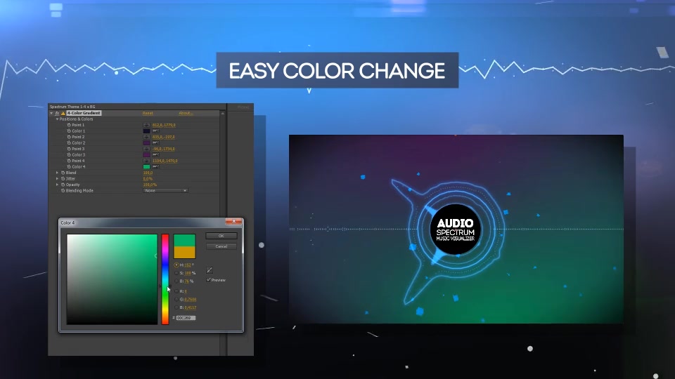 Audio React Spectrum Music Visualizer Videohive 13124457 After Effects Image 10