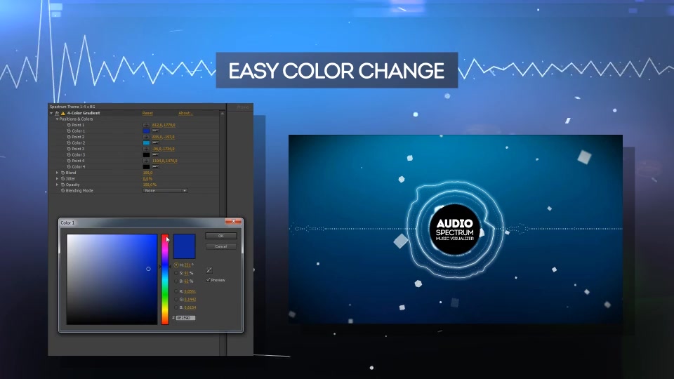 Audio React Spectrum Music Visualizer Videohive 13124457 After Effects Image 9