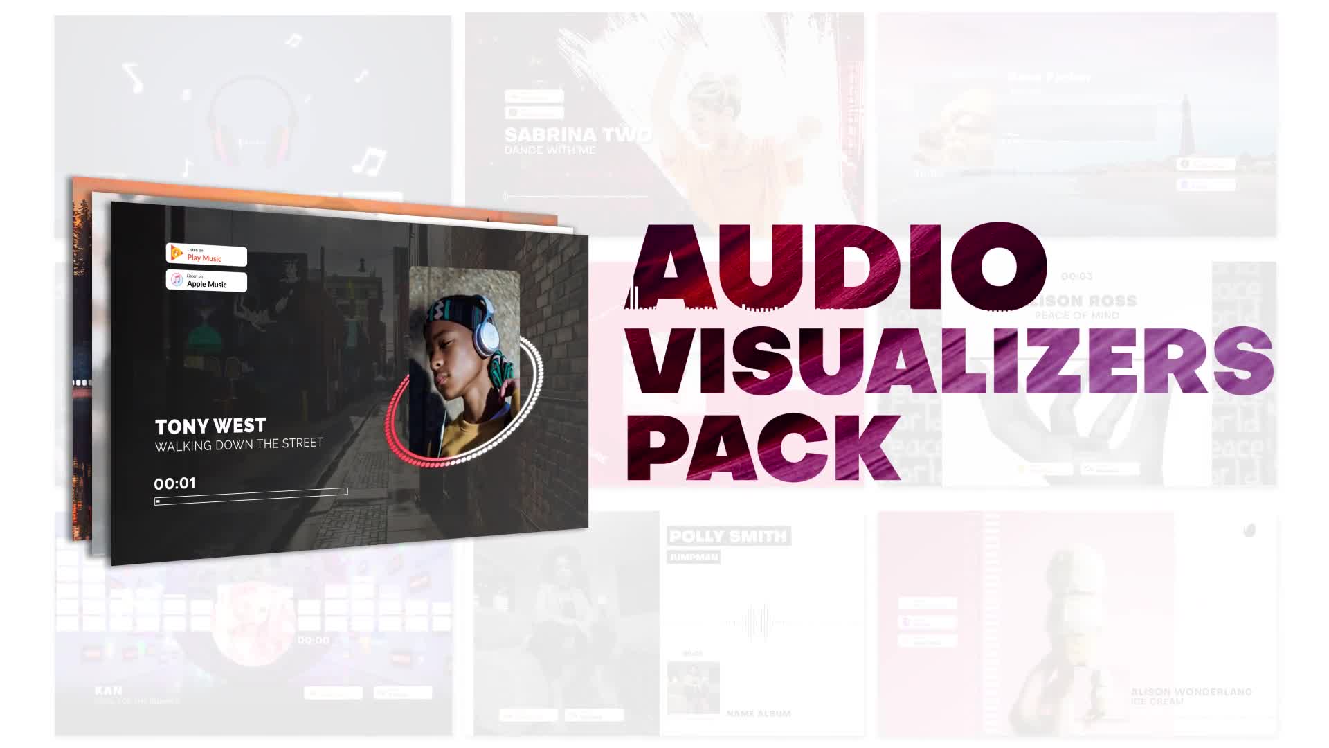 Audio Visualizers Pack for Premiere Pro Videohive 29193552 Premiere Pro Image 1
