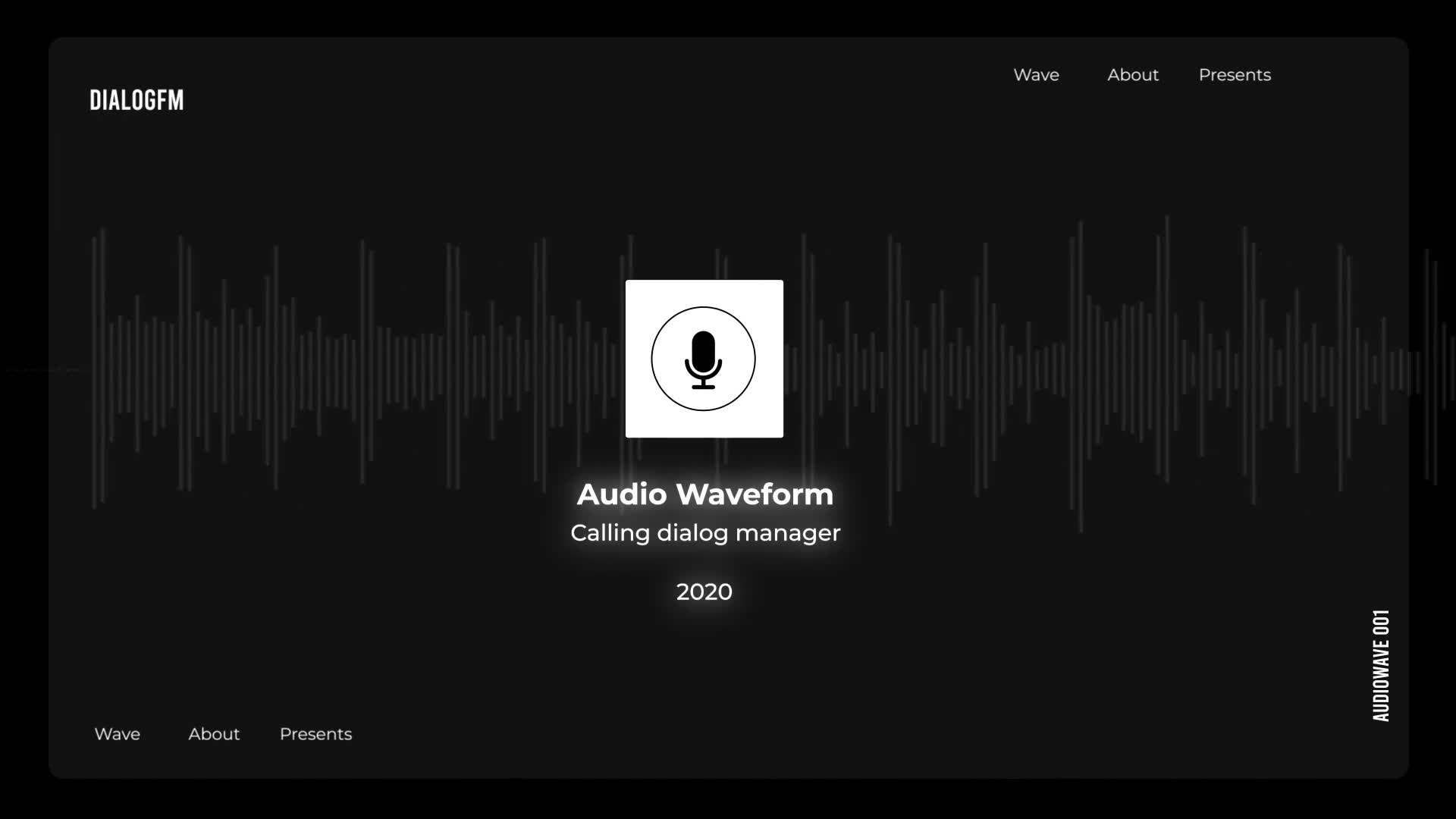 Audio Waveform With Phone Dialog Videohive 29852078 After Effects Image 1