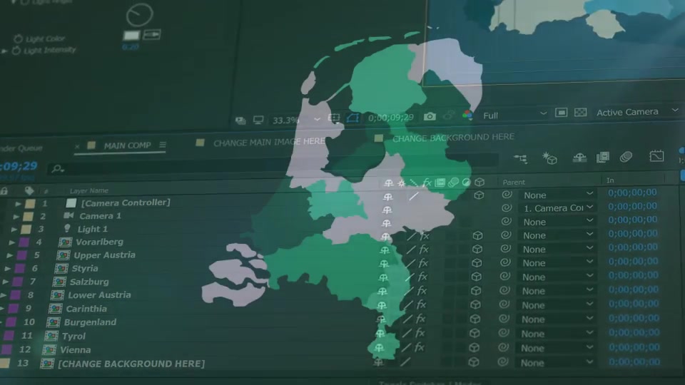 Austria Map Kit - Download Videohive 20975448