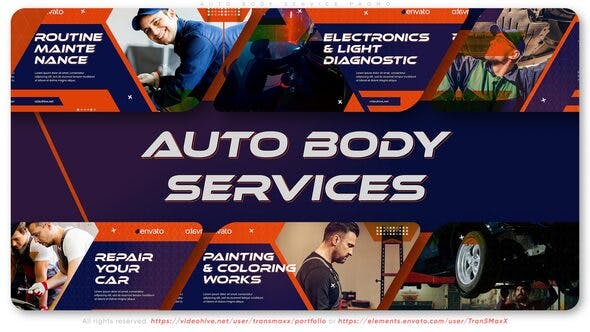 Auto Body Service Promo - Videohive Download 38853407