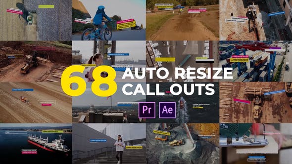 Auto Resizing Call Outs l MOGRT for Premiere Pro - 26423703 Videohive Download