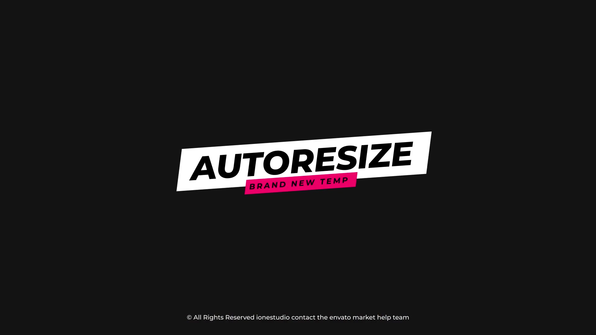 Auto Resizing Titles Videohive 25223475 After Effects Image 11