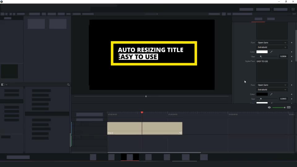 Auto Resizing Titles Videohive 35479365 DaVinci Resolve Image 2