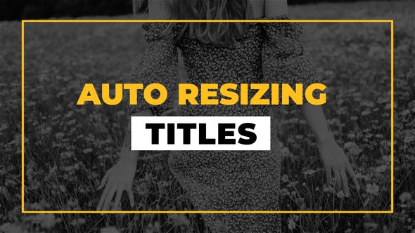 Auto Resizing Titles - Videohive 35479365 Download