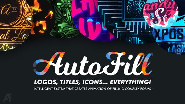 AutoFill Automatically Animate Titles, Logo Reveals, Animate Icons - Download Videohive 25015480